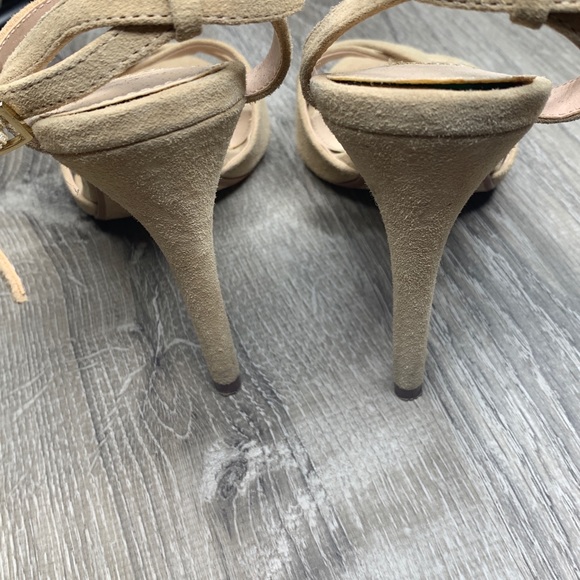 steve madden // nude criss-cross strappy heel - Picture 5 of 6